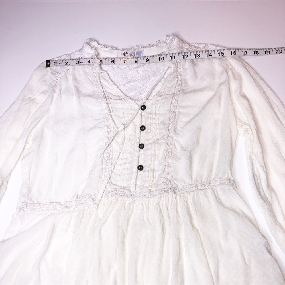 Jolt Vintage Look 3/4 Sleeve Blouse.  224 - Picture 5 of 8